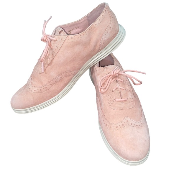 Cole Haan Shoes - Cole Haan Grand Tour Oxford Sneakers, Silver Pink Women's Size 8.5
